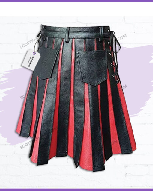 Gladiator-Leather-Kilt-with-Front-Panels-Kilts