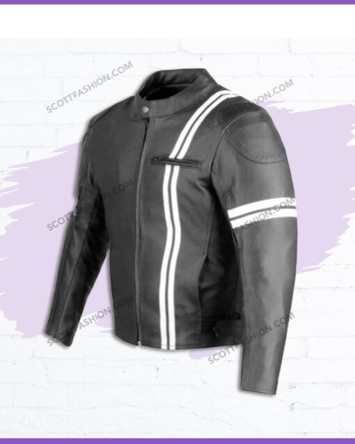 Iron-Biker-Motorcycle-Leather-Jacket-with-Armor-tilt