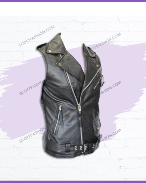 Sleeveless-Brando-Vintage-Motorcycle-Black-Leather-Jacketss