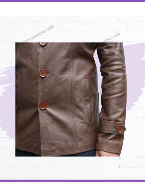 Vintage Style Leather Jacket