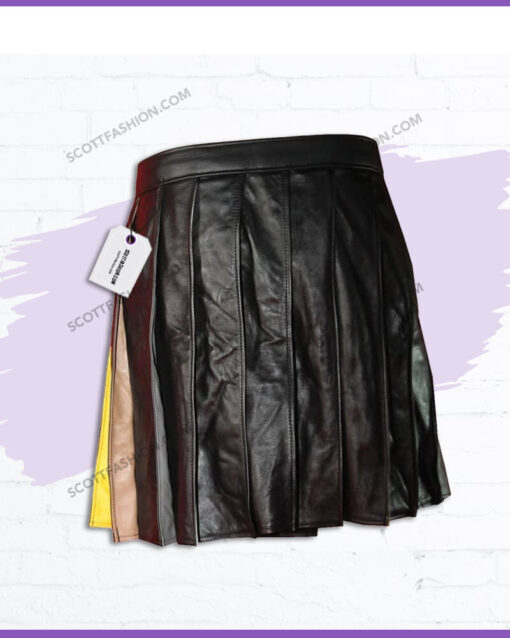 Handmade Fashion Leather Kilt