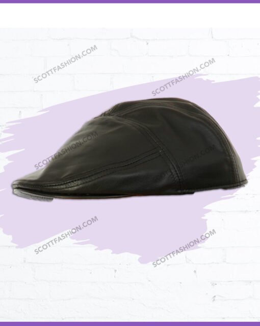 Men Real Leather Cowhide Players Cap