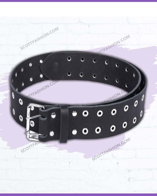 Premium Quality Black Leather Kilt Belt