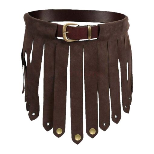 Brown Leather Gladiator Kilt