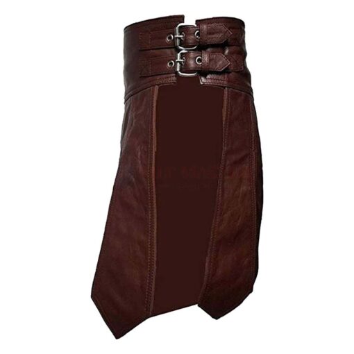 Brown Roman Leather Kilts