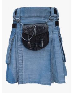 Indigo Denim Kilt