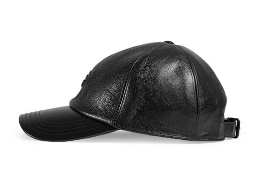 Black Gucci Leather cap