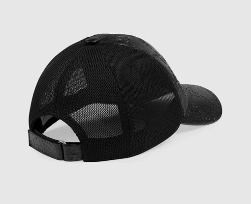 Gucci Black Leather baseball cap for Sale