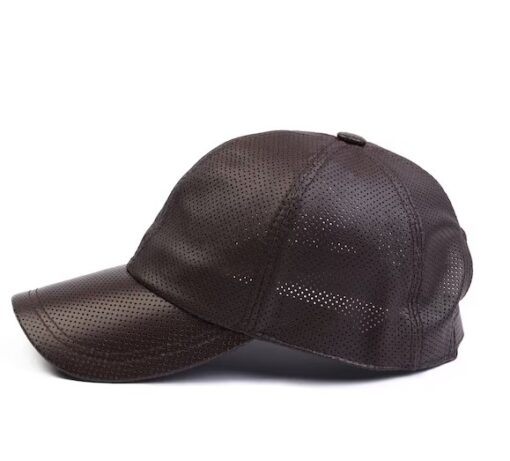 Leather Sports Cap