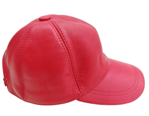 Red Leather-Cap
