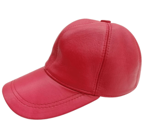Red Leather Caps