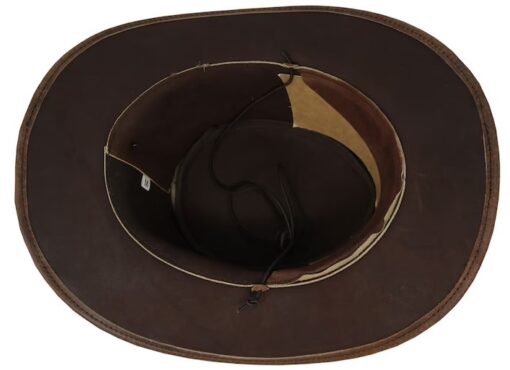 leather cowboy-hat