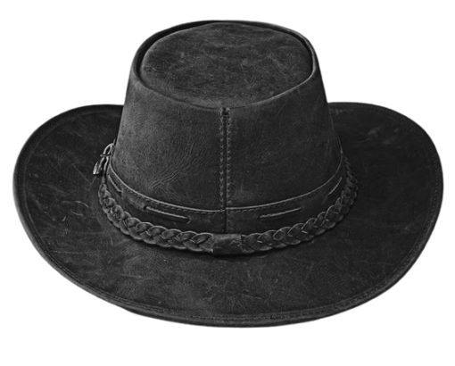 leather outback hats