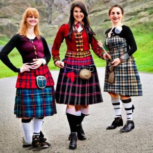 Scottish Kilt Outfit Women
