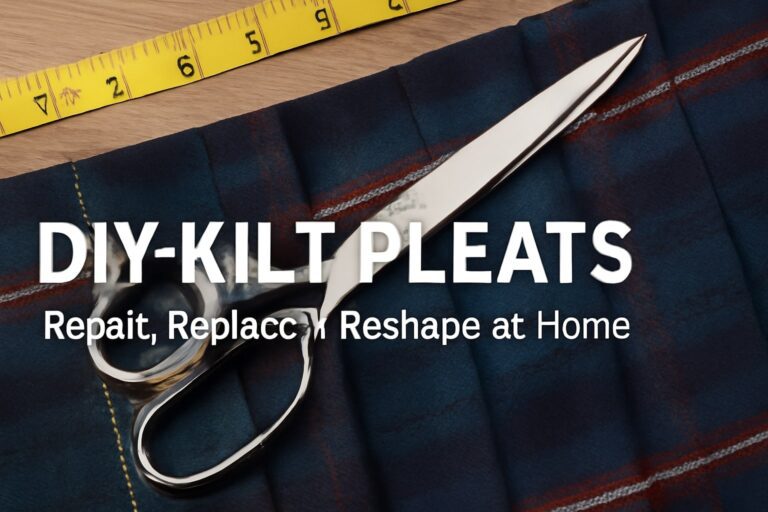 Read more about the article DIY Kilt Pleats: Repair, Replace & Reshape at Home