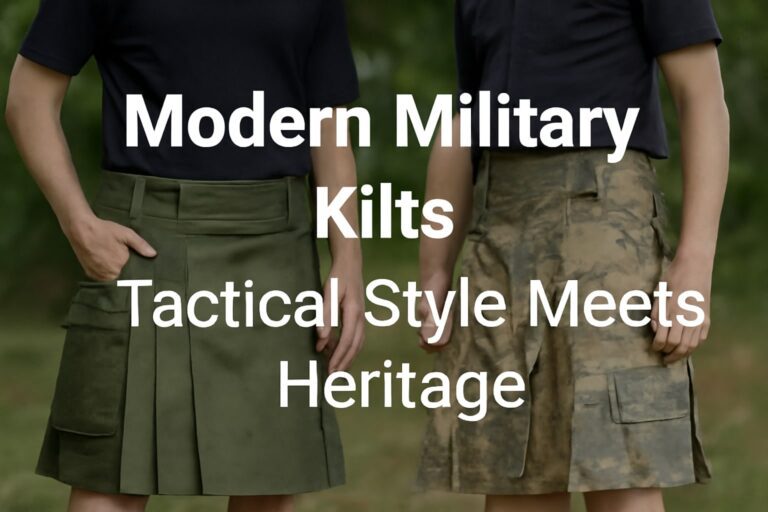 Read more about the article Modern Military Kilts: Tactical Style Meets Heritage